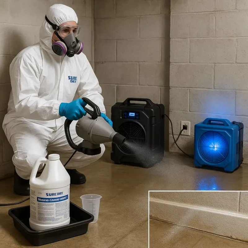 Sanitization and Odor Removal process in Niantic, CT
